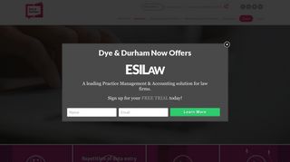 
                            5. econveyance - Dye & Durham - Econveyancer Portal