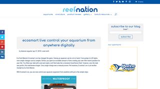 
                            6. Ecosmart Live: Control Your Aquarium From Anywhere Digitally