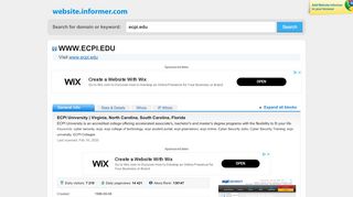 
ecpi.edu at WI. ECPI University | Virginia, North Carolina ...
