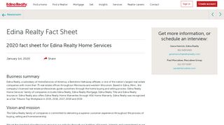 
                            8. Edina Realty Fact Sheet