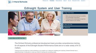 
                            7. EdInsight System Training :: OnHand Schools - Edinsight Test Login