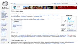 
                            5. EdisonLearning - Wikipedia - Edison Learning Portal