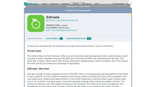 Edivate | Product Reviews | EdSurge - Edivate Learn Portal