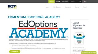 
                            7. Edmentum EdOptions Academy | ISTE - Ed Options Academy Portal