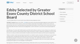 
                            5. Edsby Selected by Greater Essex County District School Board - Edsby Portal Gecdsb