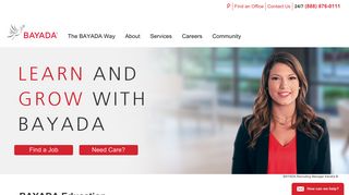 
                            2. Education - Bayada - Bayada University Employee Portal