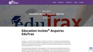 
                            4. Education Incites® Acquires EduTrax | Education Incites