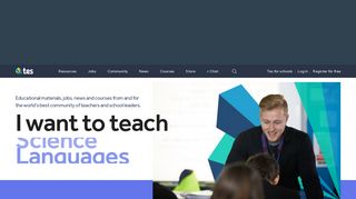 
Education Jobs, Teaching Resources, Magazine & Forums - Tes  
