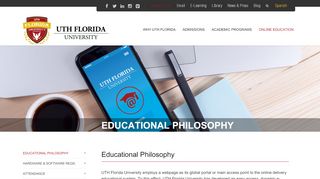 
                            3. Educational Philosophy - UTH Florida - Uth Florida Portal