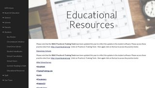 
                            8. Educational Resources - Wethersfield Public Schools