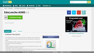 
EduLanche AIIMS 1.5 Free Download  
