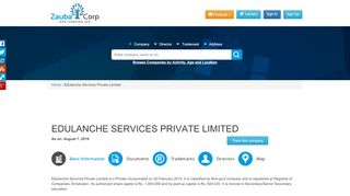
EDULANCHE SERVICES PRIVATE LIMITED - Company ...  

