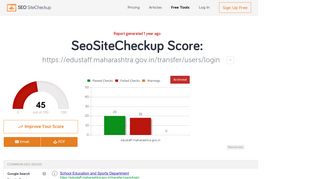 
                            6. edustaff.maharashtra.gov.in/transfer/users/login SEO Report ... - Edustaff Maharashtra Gov Education Users Portal