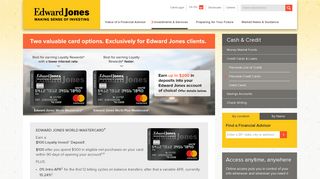Edward Jones Credit Card  Edward Jones