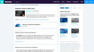 Edward Jones Credit Card Reviews - WalletHub - Edward Jones Rewards Portal