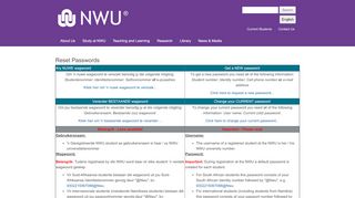 
                            7. Efundi Accounts & Passwords - NWU - Efundi Portal Password