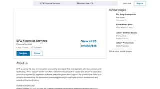 
                            5. EFX Financial Services | LinkedIn - Efx Atm Portal