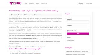 
                            6. eharmony User Login Page for Online Dating - eharmony.com - Eharmony Portal My Profile