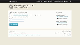 
                            6. eHawaii Account Services - Hawaii Compliance Express - Https Portal Ehawaii Gov