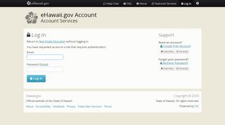 
                            5. eHawaii Account Services - PVL - Hawaii.gov - Https Portal Ehawaii Gov