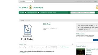 
                            7. EHR Tutor - F.A. Davis Company - Ehr Tutor Portal