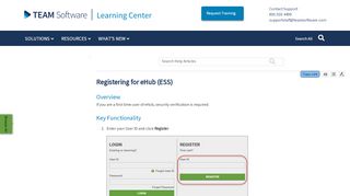 
eHub: Employee Registration - TEAM Software
