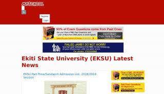 
                            4. Ekiti State University (EKSU) Latest News - Myschool - Ekiti State University Portal