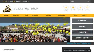 
                            2. El Capitan High School - El Capitan Parent Portal