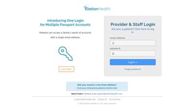 Elation EMR - Provider & Staff Login