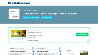 
                            8. Elder Beerman Credit Card Login | Make a Payment - Elder Beerman Credit Card Payment Portal