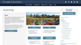 
                            4. eLearning - Clark College - Clark College Canvas Portal