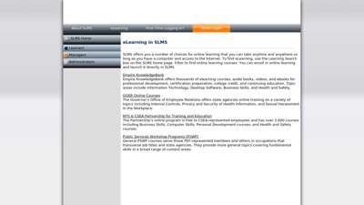 
                            5. eLearning - New York Statewide Learning Management System