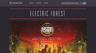 ELECTRIC FOREST  Front Gate Tickets