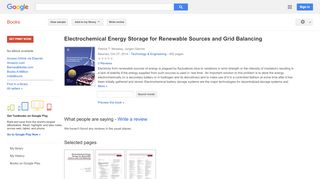 
                            6. Electrochemical Energy Storage for Renewable Sources and ... - University Alliance Ju Portal