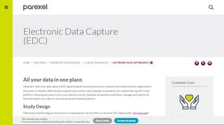 
                            5. Electronic Data Capture | EDC Systems | Parexel - Datalabs Edc Login