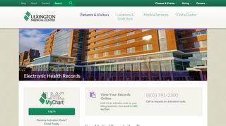 Electronic Health Records - Lexington Medical Center - Lexington Medical Center Employee Portal