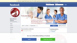 
                            7. Elite Medical Staffing - Home | Facebook - Elite Medical Staffing Portal