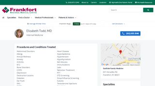 
                            1. Elizabeth Todd MD - Find a Doctor | Frankfort Regional Medical Center - Eastside Family Medicine Frankfort Ky Patient Portal