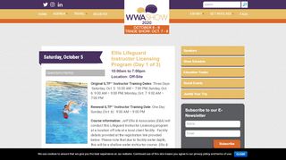 
Ellis Lifeguard Instructor Licensing Program (Day 1 of 3) - World ...
