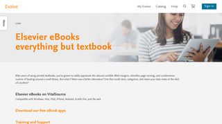 Elsevier eBooks  Elsevier Evolve
