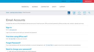 
                            3. Email Accounts - EPlus Broadband - Jea Email Portal