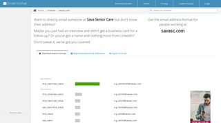 
                            4. Email Address Format for savasc.com (Sava Senior Care ... - Sava Senior Care Email Portal