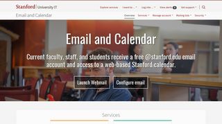 
                            8. Email and Calendar - University IT - Stanford University - Stanford Hospital Webmail Portal