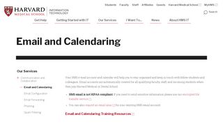
                            6. Email and Calendaring | HMS IT - Harvard Hms Email Portal