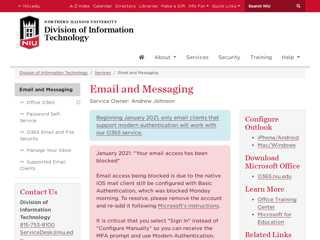 Email and Messaging - NIU - Division of Information Technology