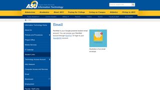 
                            7. Email - Angelo State University - Angelo State Portal