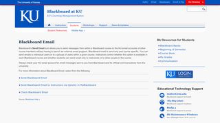
                            3. Email | Blackboard at KU - Ku Student Email Portal