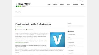 
                            4. Email domain voila.fr shutdowns - DeliverNow