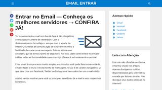 EMAIL ENTRAR - Saiba como entrar no seu Email com ... - Entrar No Meu E Mail Hotmail Portal