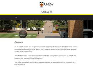 Email for Alumni  UNSW IT  UNSW Sydney